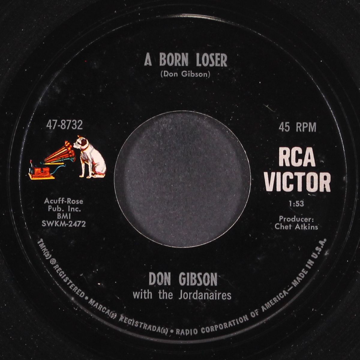 all the world is lonely now / a born loser by DON GIBSON