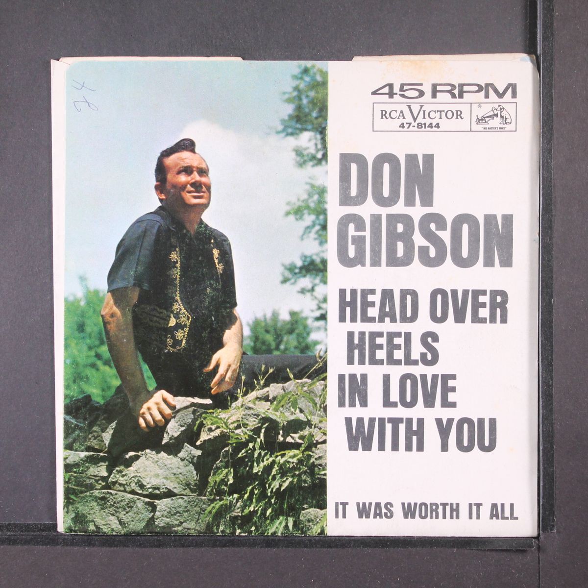 head over heels in love with you by DON GIBSON