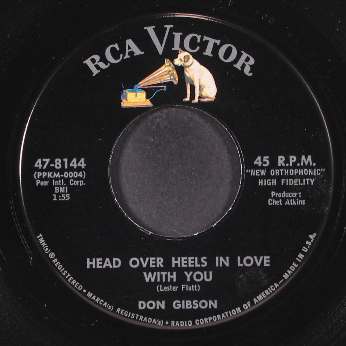 head over heels in love with you by DON GIBSON