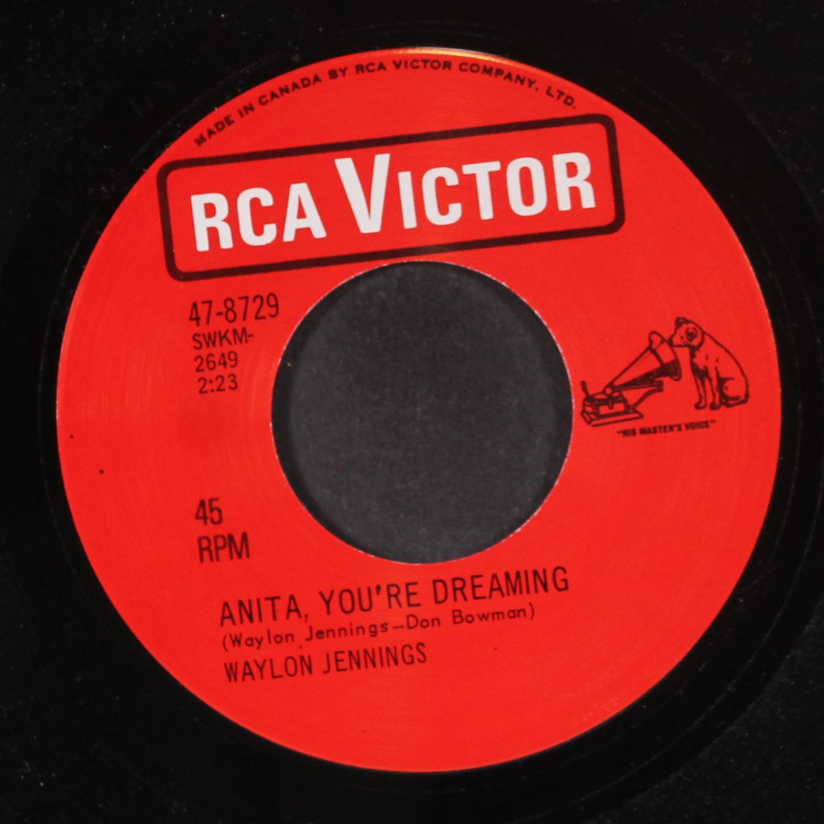 anita, you're dreaming / look into my teardrops by WAYLON JENNINGS