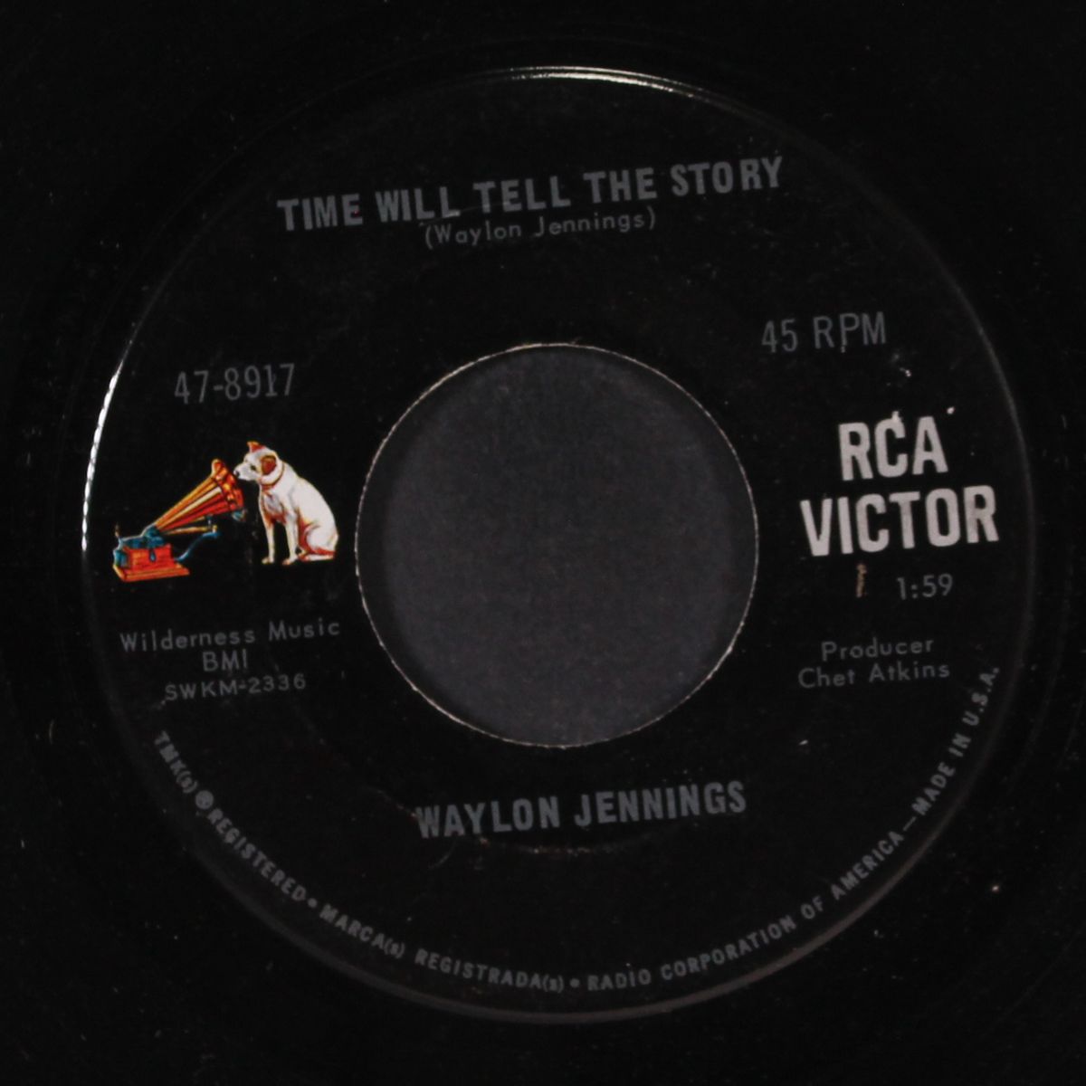 for lovin' me / time will tell the story by WAYLON JENNINGS