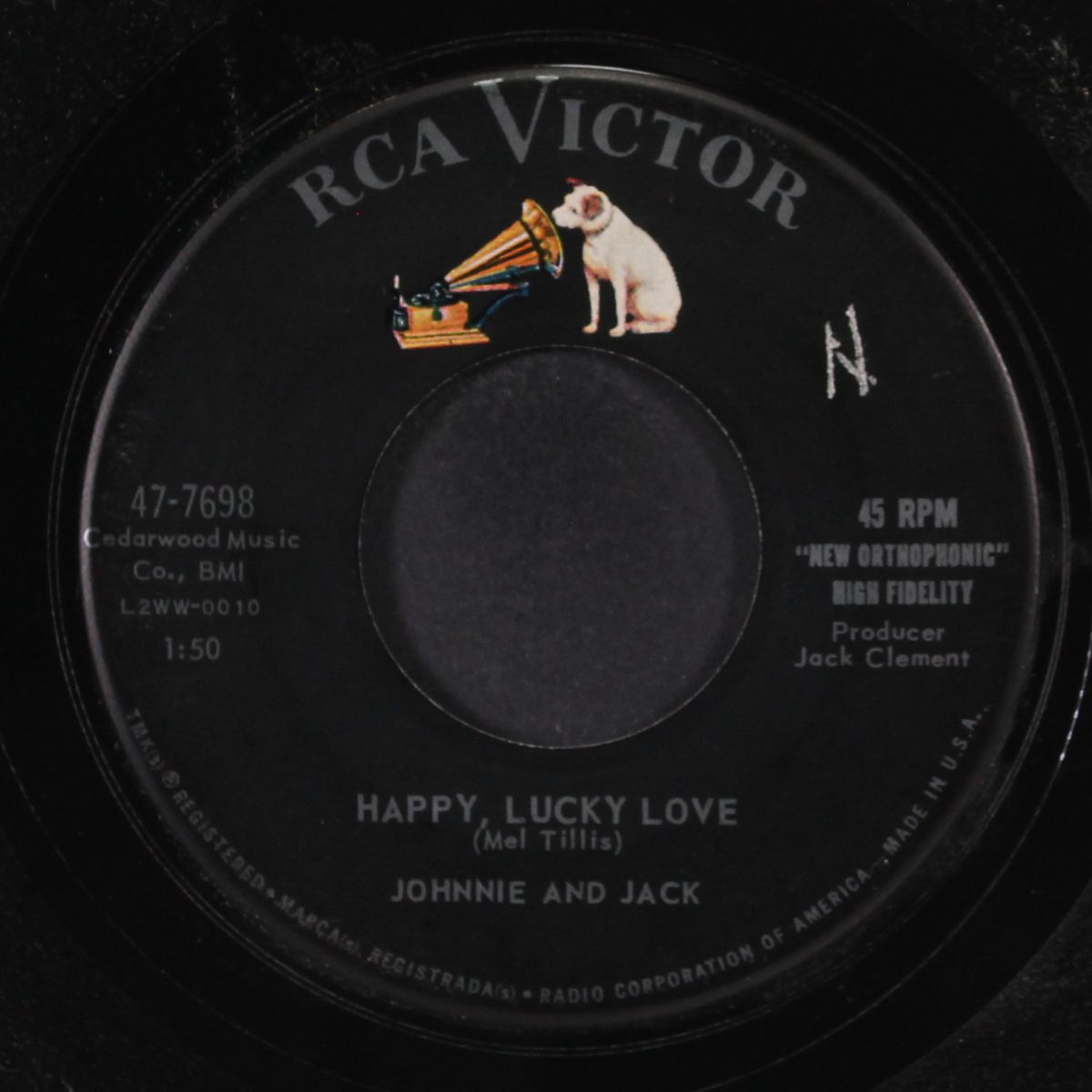 happy lucky love / sweetie pie by JOHNNIE & JACK