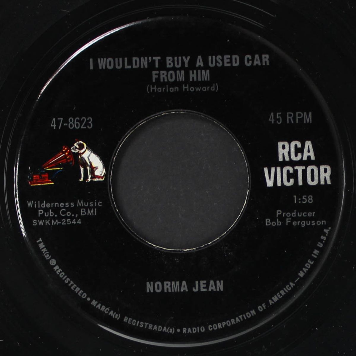 i wouldn't buy a used car from him by NORMA JEAN