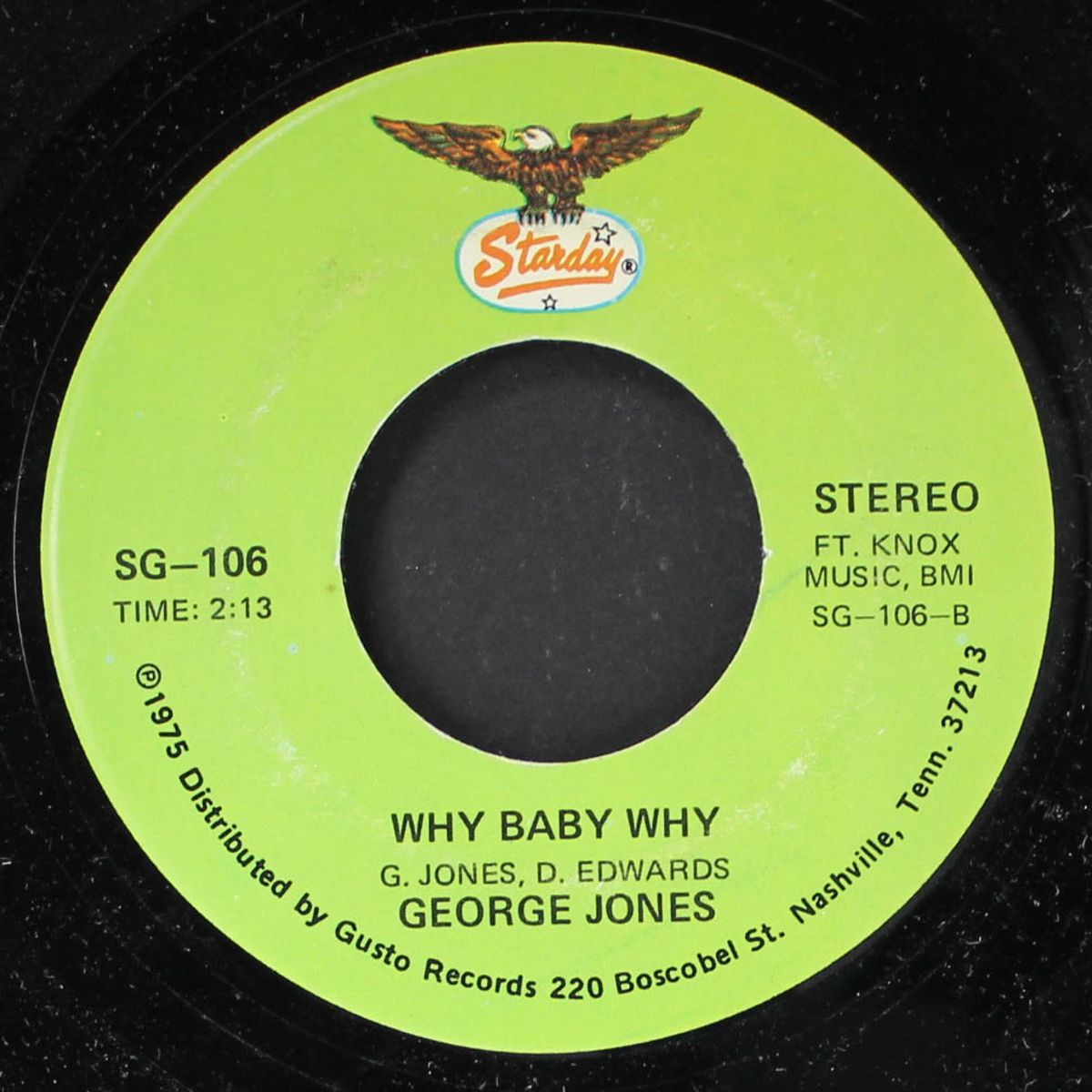 why baby why / seasons of my heart by GEORGE JONES