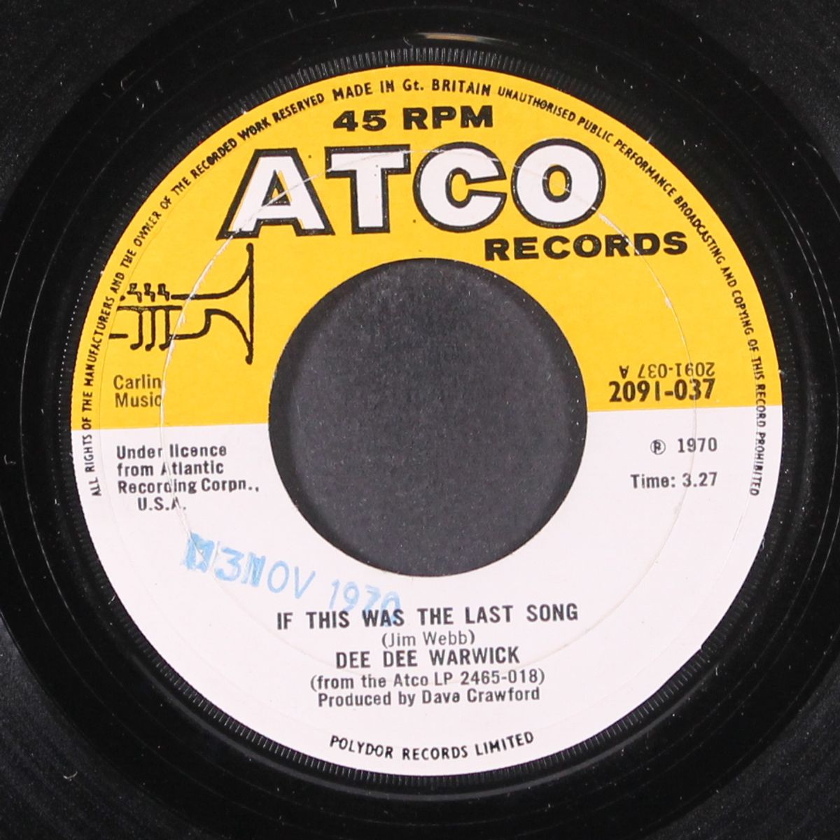 i'm only human / if this was the last song by DEE DEE WARWICK