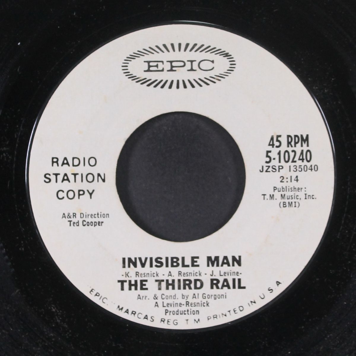 boppa do down down / invisible man by THIRD RAIL