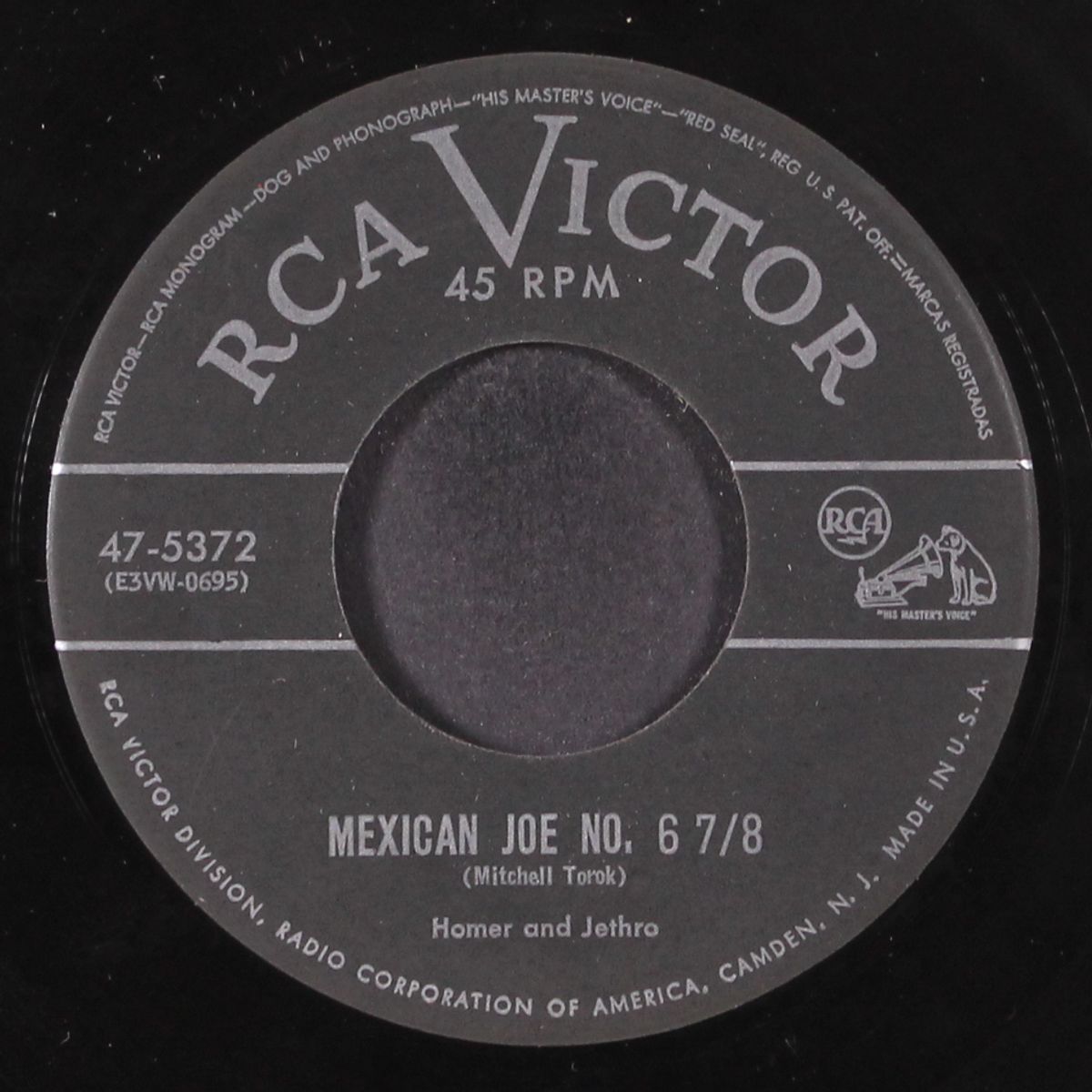 i'm walking behind you-all / mexican joe no. 6 7/8 by HOMER & JETHRO