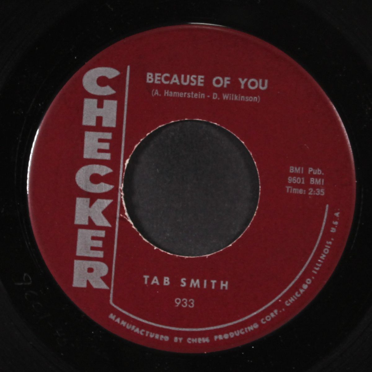 because of you / nearness of you by TAB SMITH