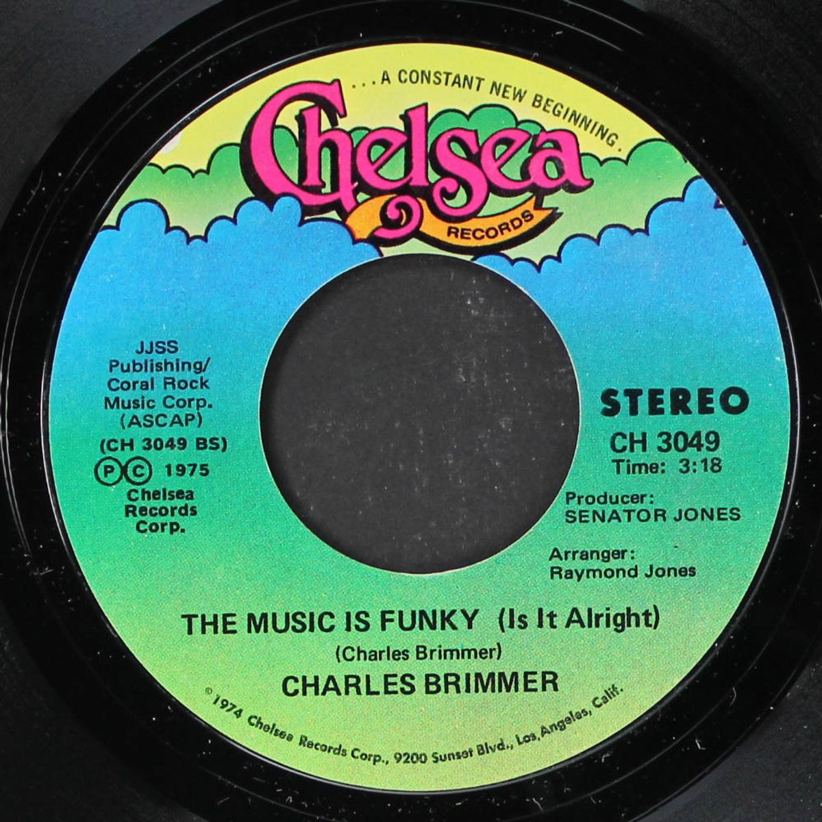 i wanna be your bread winner / the music is funky by CHARLES BRIMMER