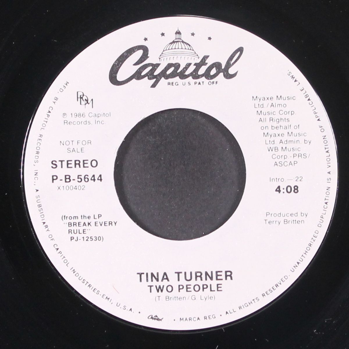 two people / same by TINA TURNER
