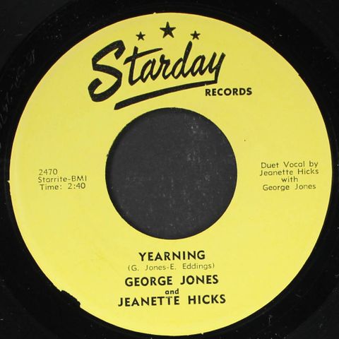 GEORGE JONES & JEANETTE HICKS