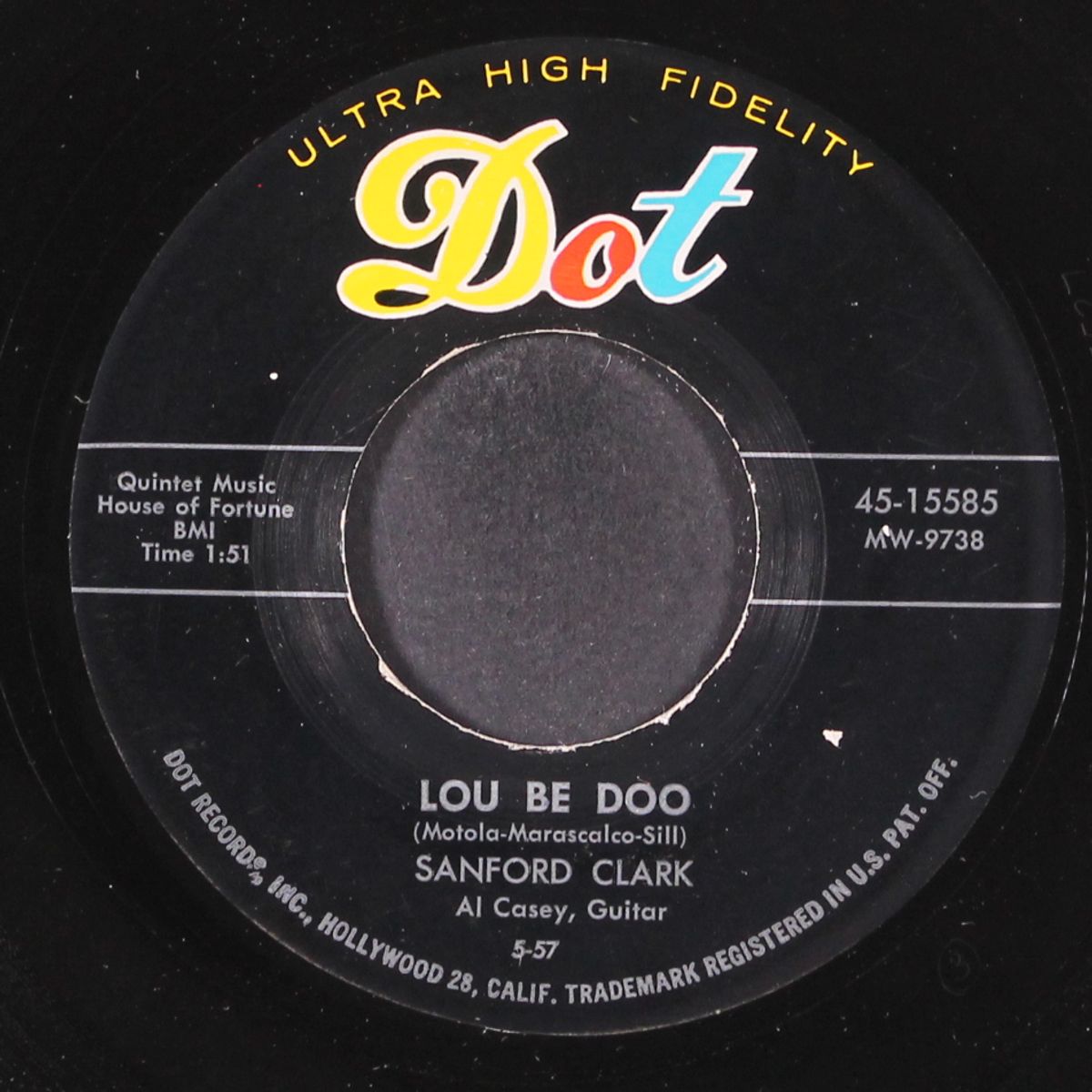 love charms / lou be doo by SANFORD CLARK