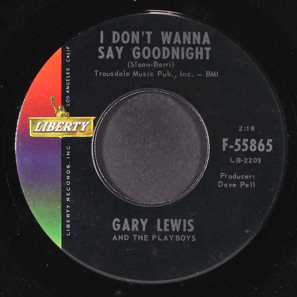 sure gonna miss her / i dont wanna say goodnight by GARY LEWIS & PLAYBOYS