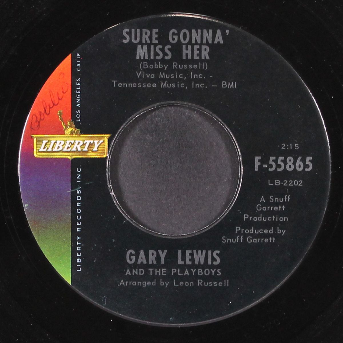 sure gonna miss her / i dont wanna say goodnight by GARY LEWIS & PLAYBOYS