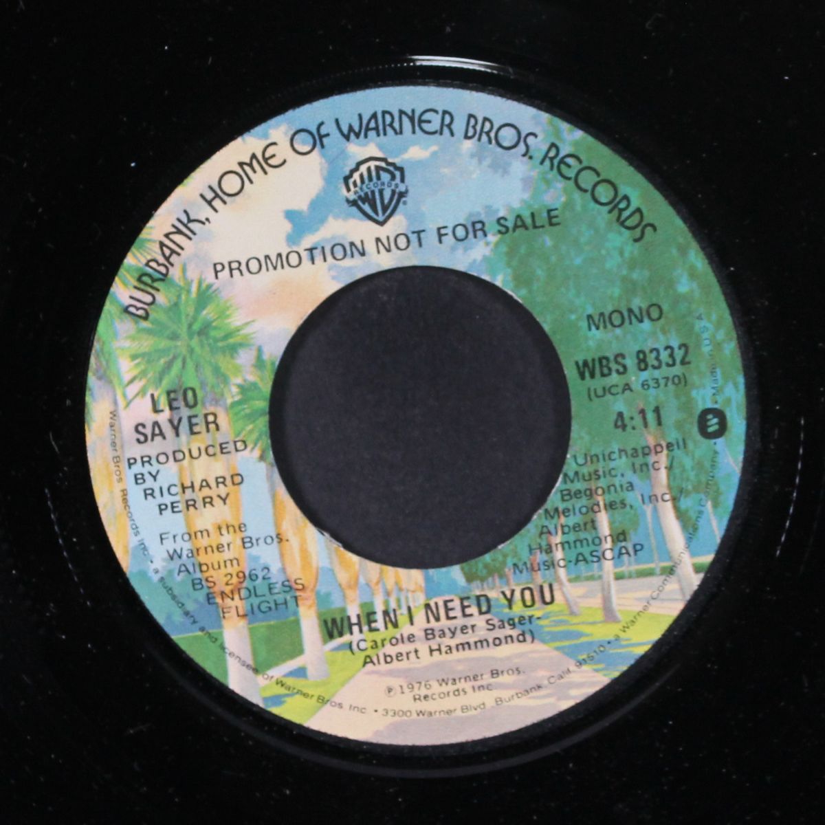 when i need you / mono by LEO SAYER