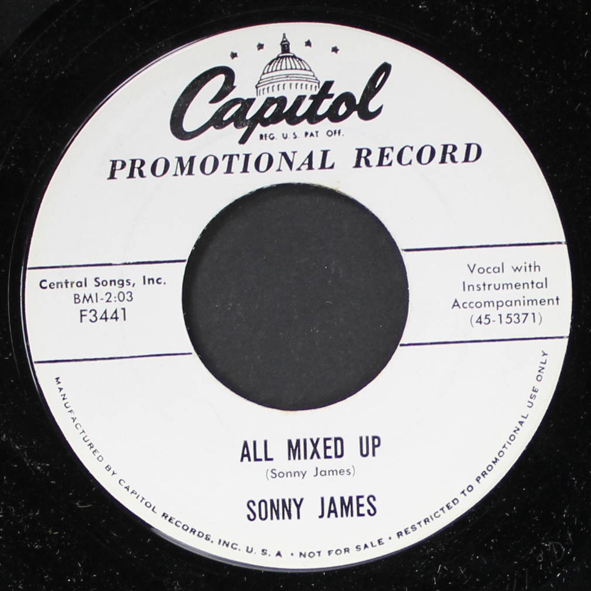 twenty feet of muddy water / all mixed up by SONNY JAMES