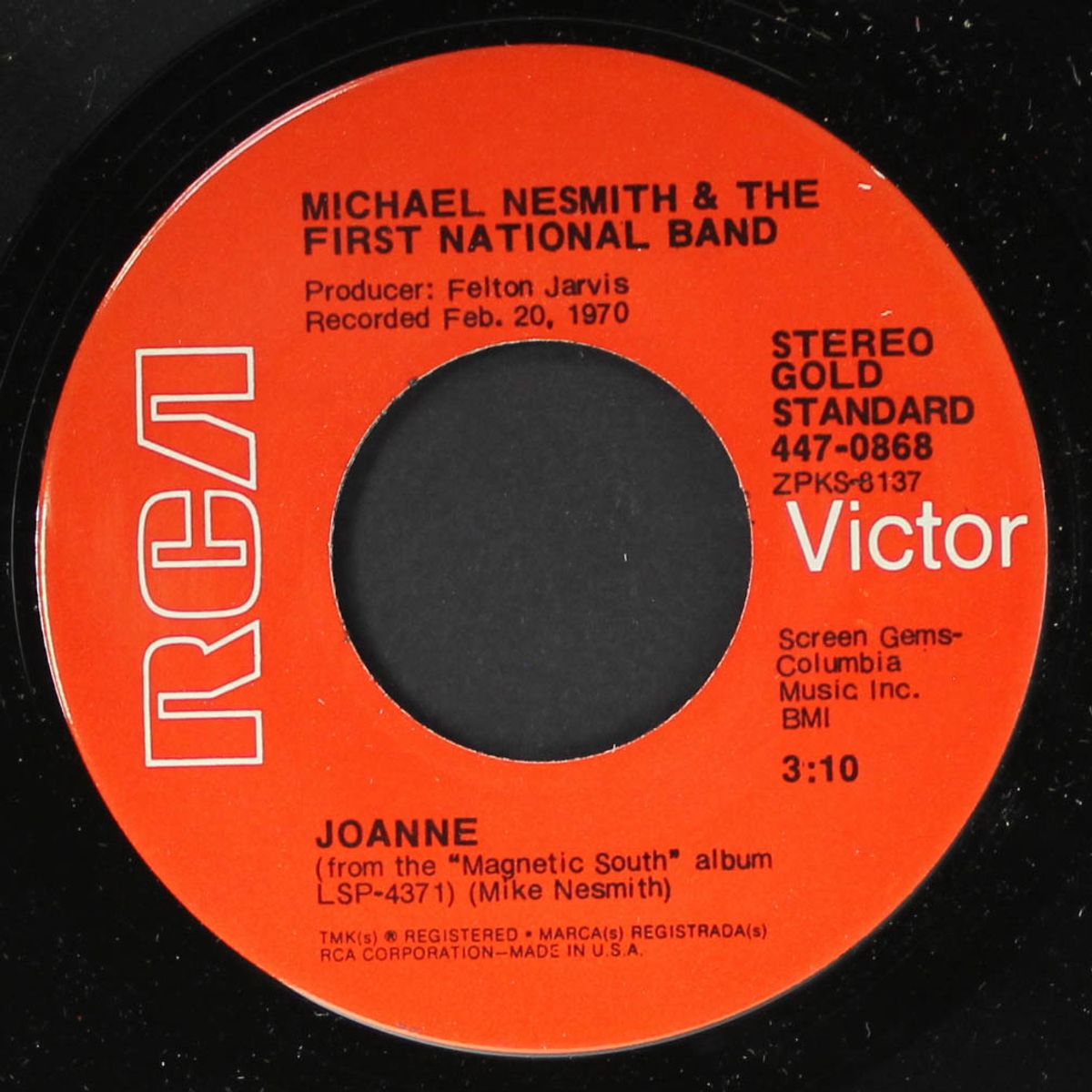 joanne / silver moon by MICHAEL NESMITH