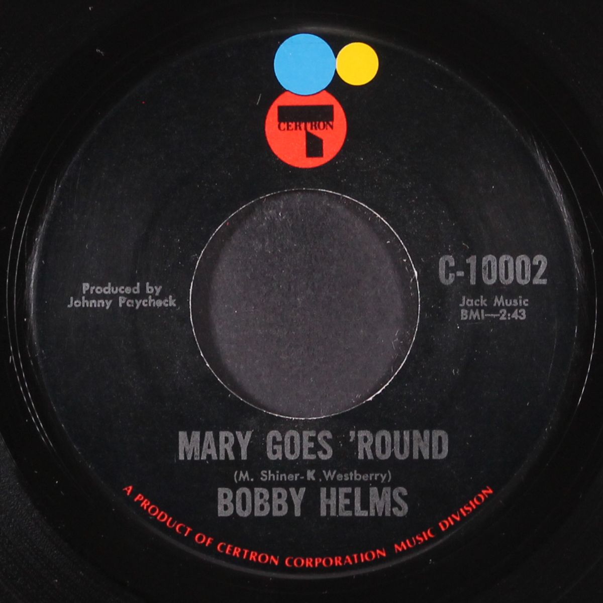mary goes 'round by BOBBY HELMS