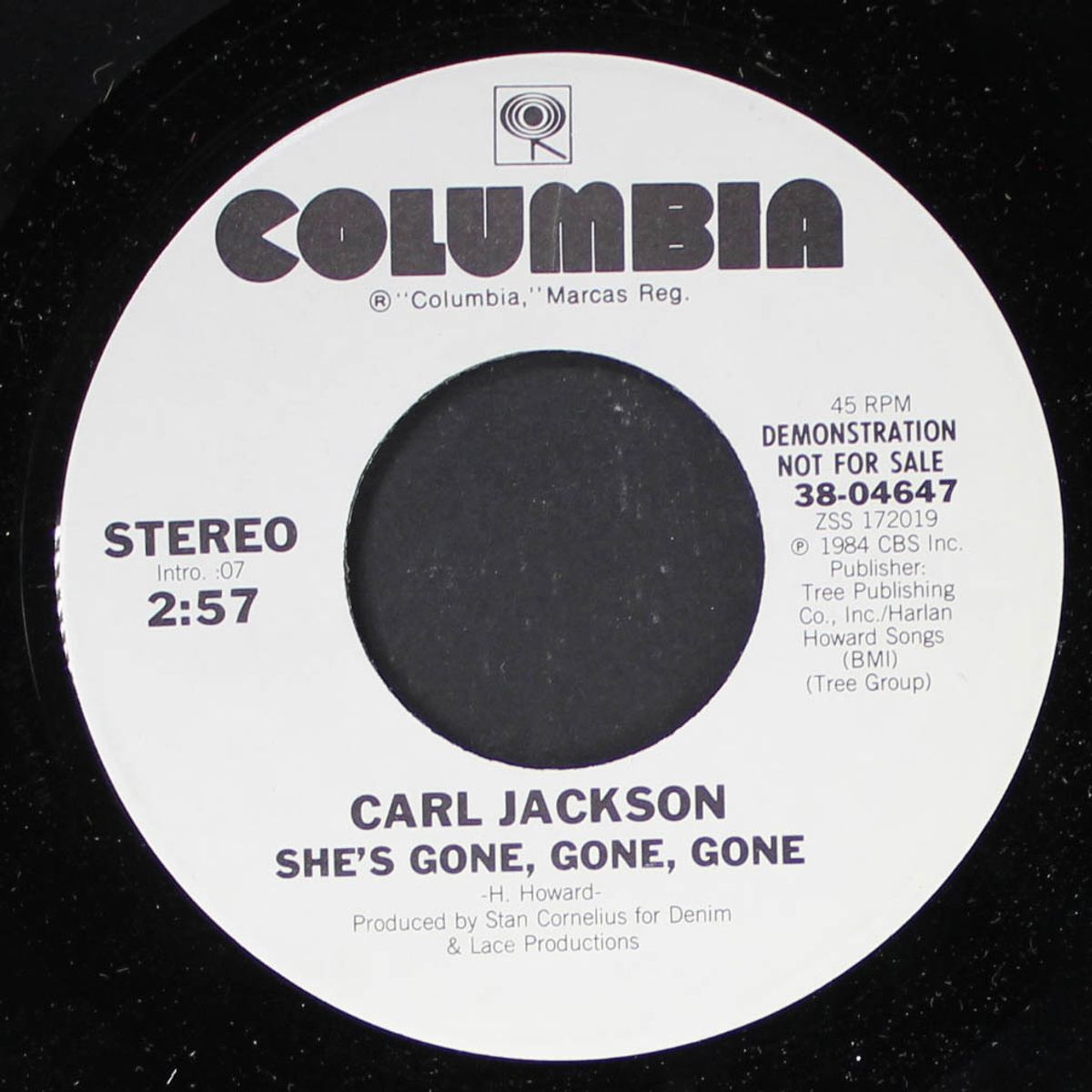 she's gone, she's gone / same by CARL JACKSON