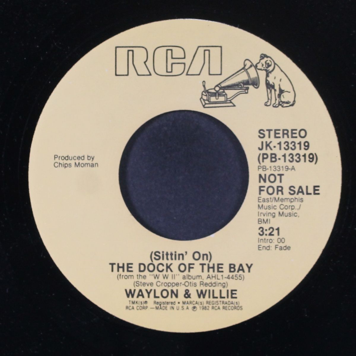 sittin' on the dock of the bay / same by WAYLON JENNINGS & WILLIE NELSON
