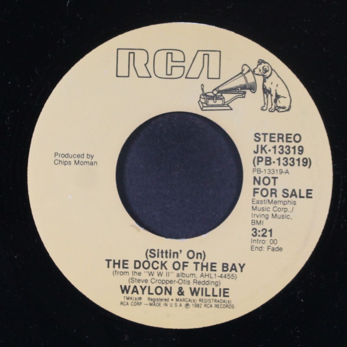 sittin' on the dock of the bay / same by WAYLON JENNINGS & WILLIE NELSON