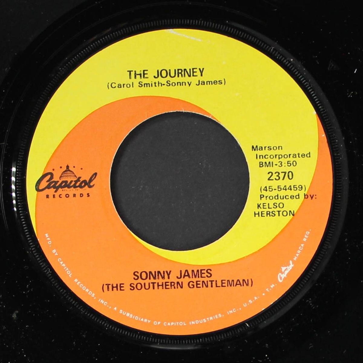 only the lonely / the journey by SONNY JAMES