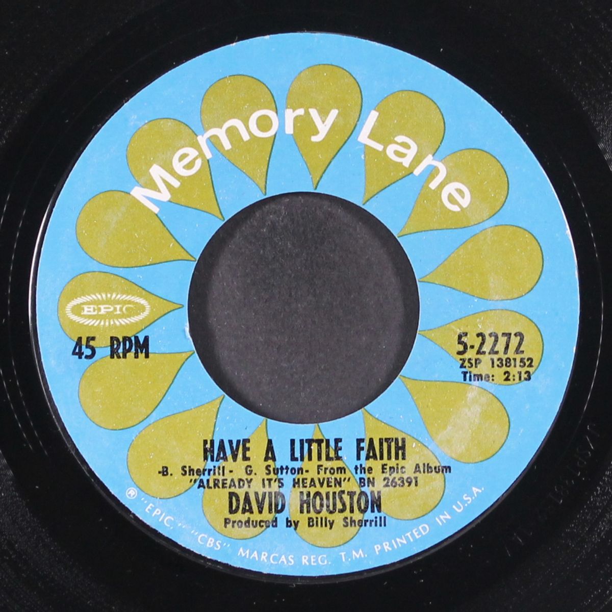 you mean the world to me / have a little faith by DAVID HOUSTON