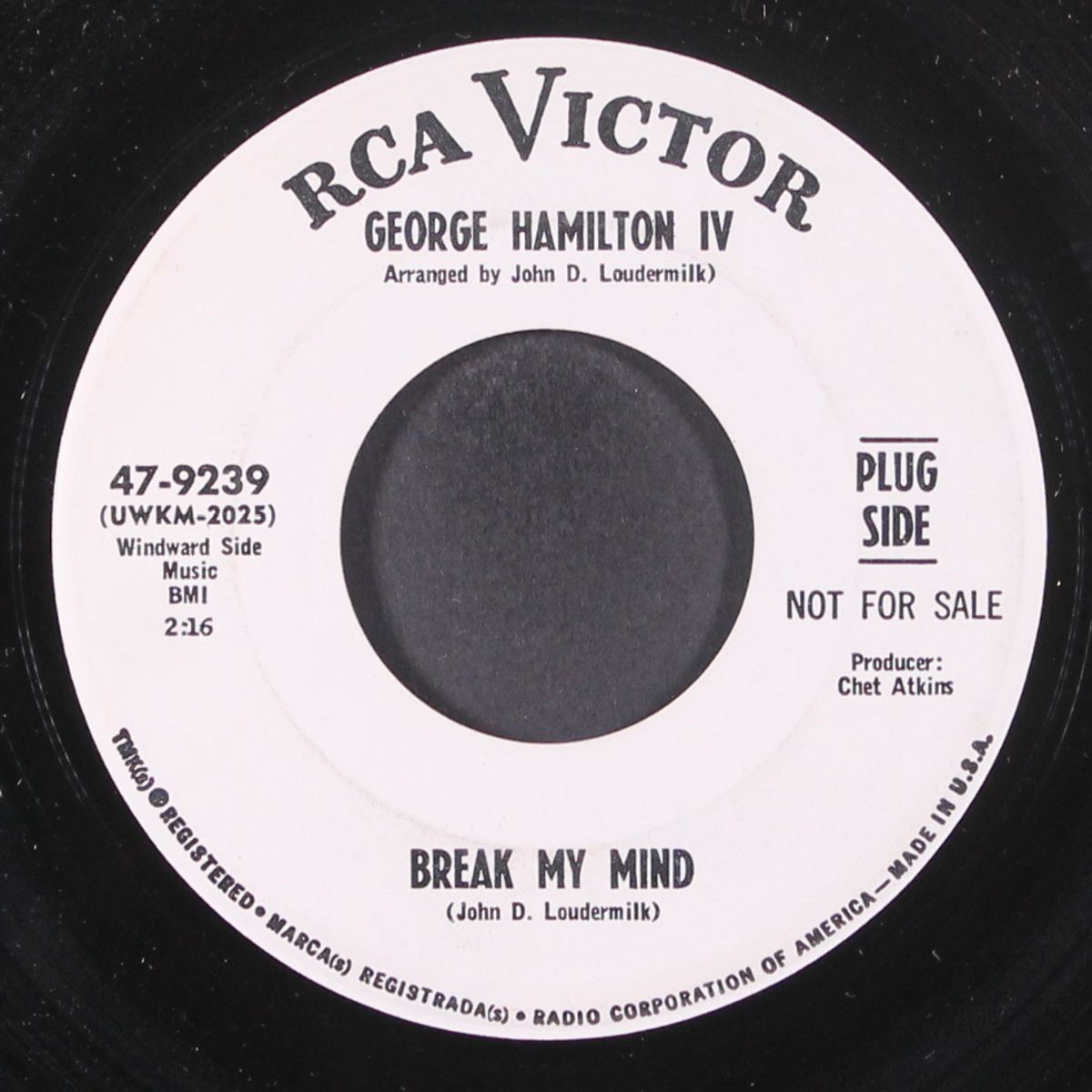 break my mind by GEORGE HAMILTON IV