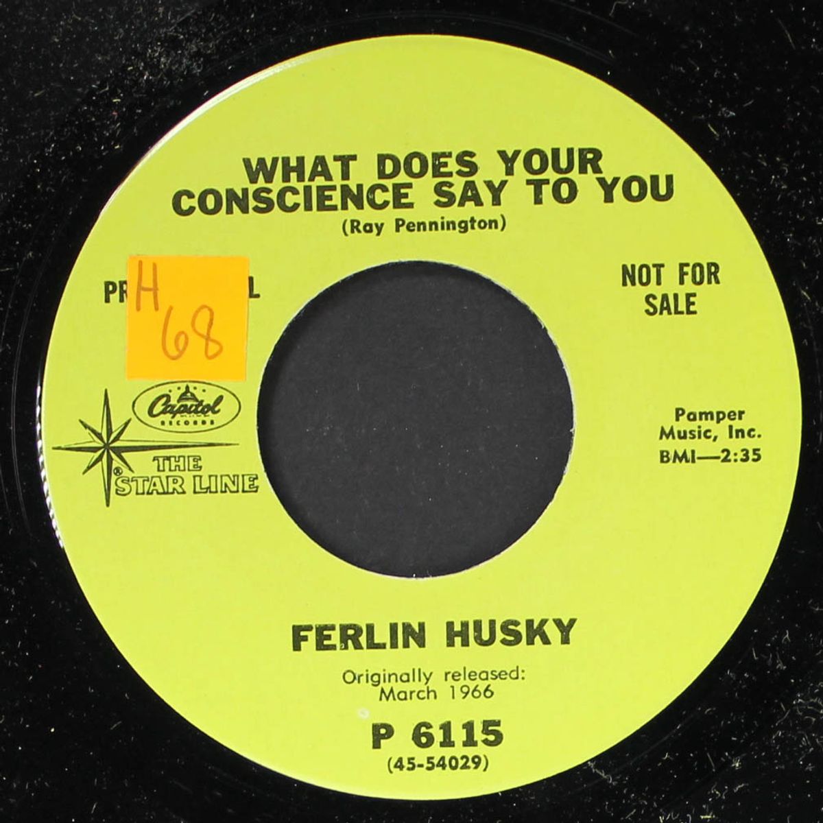 what does your conscience say to you by FERLIN HUSKY