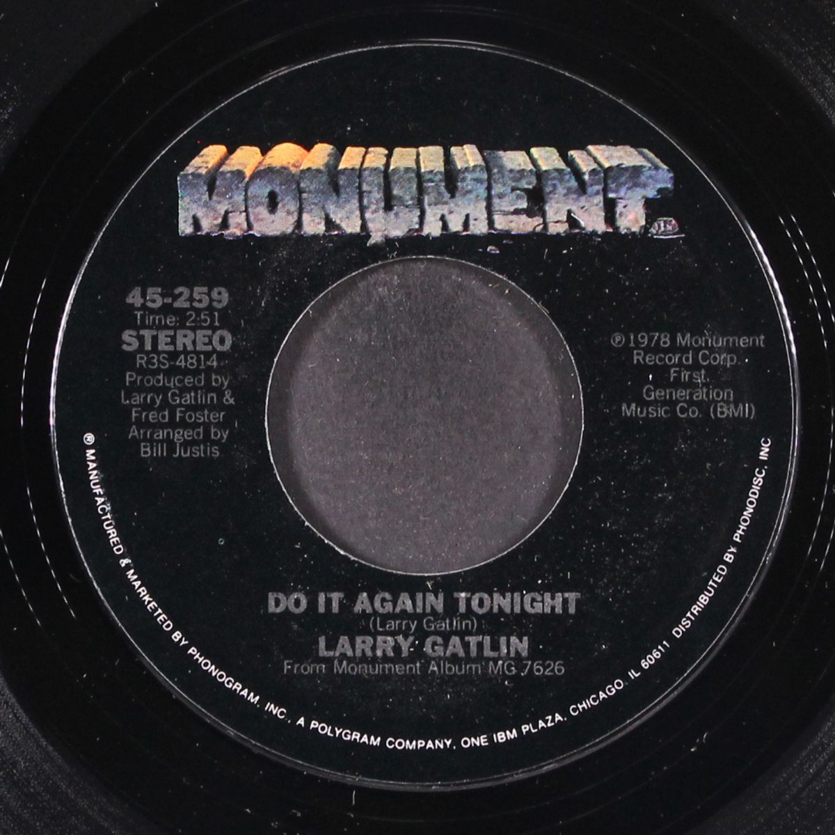 do it again tonight / same by LARRY GATLIN