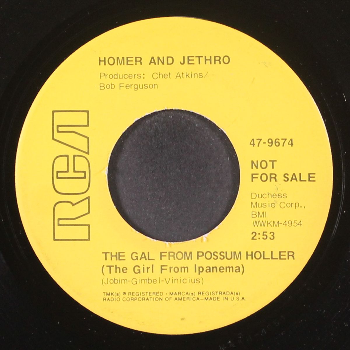 there ain't a chicken safe in tennessee by HOMER & JETHRO