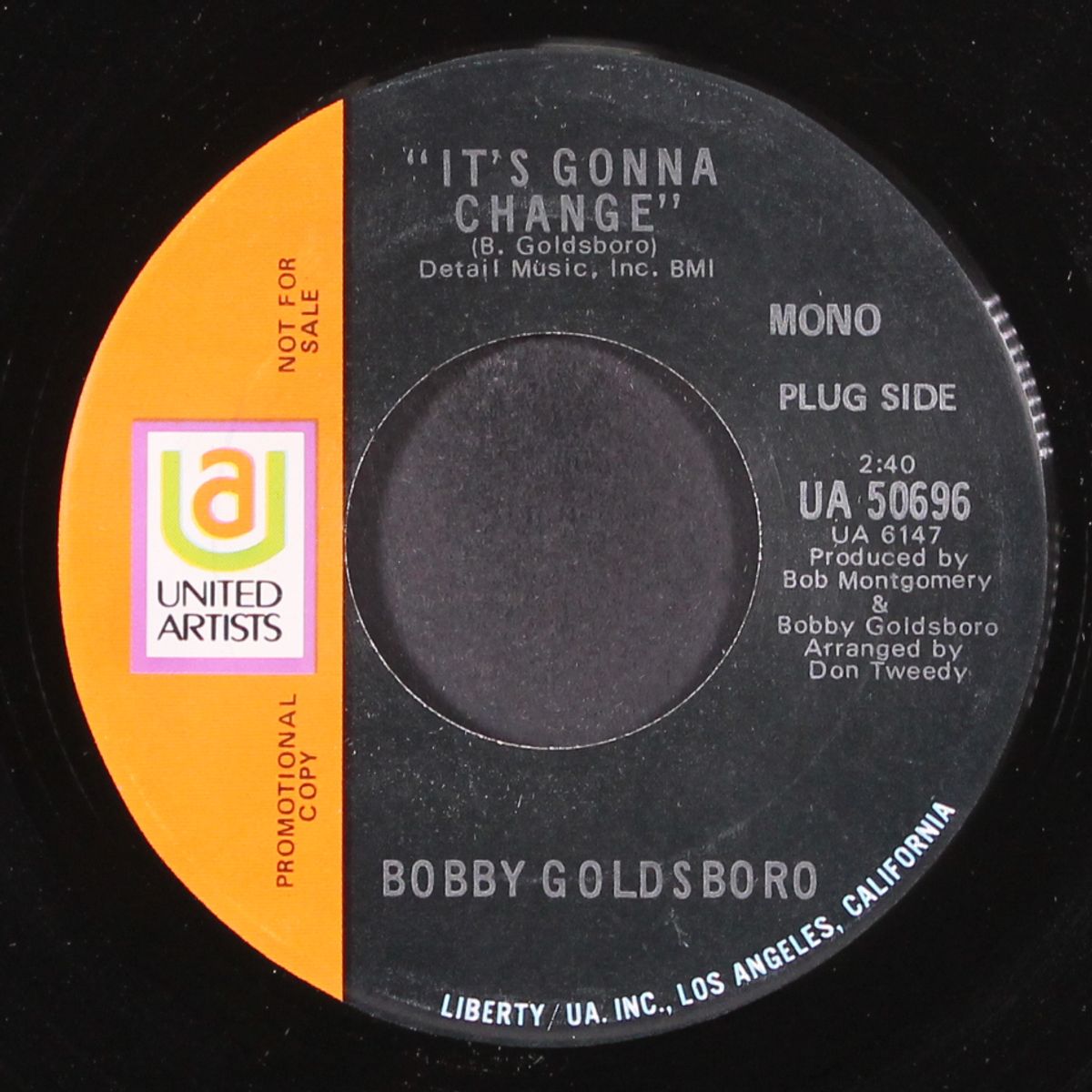it's gonna change / down on the bayou by BOBBY GOLDSBORO