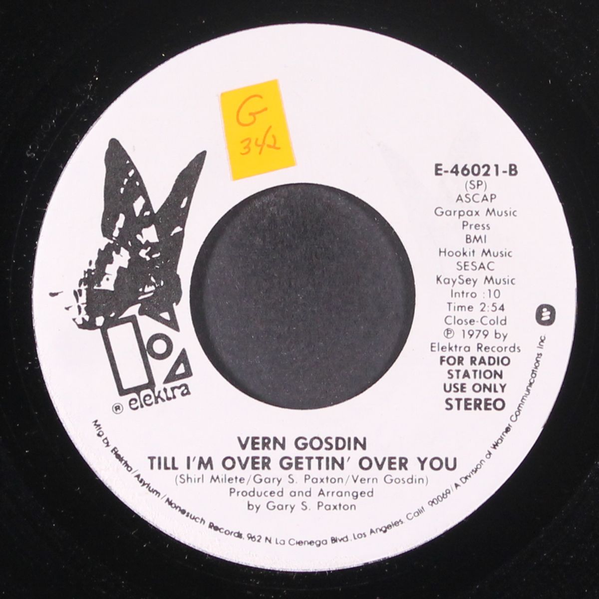 till i'm over gettin' over you / same by VERN GOSDIN