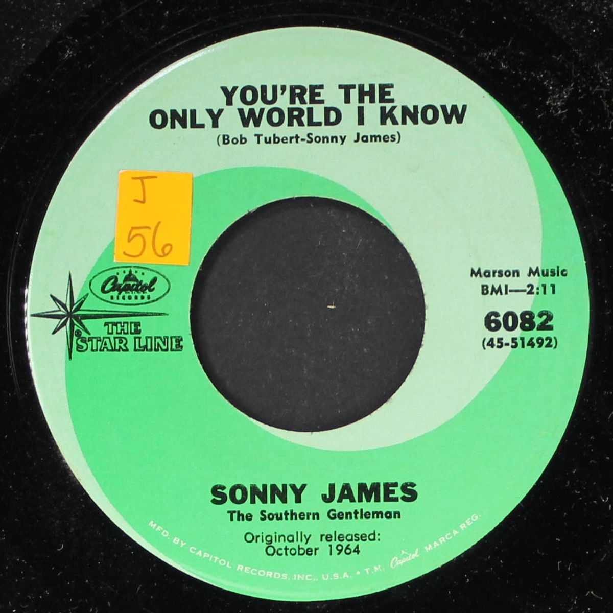 the minute you're gone by SONNY JAMES