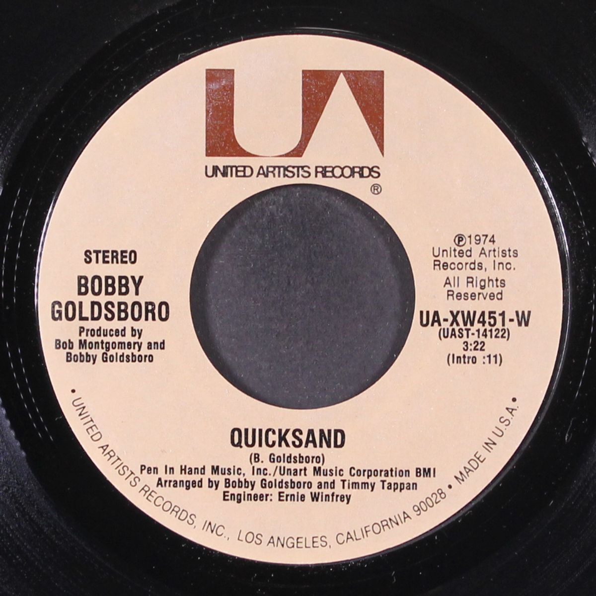 quicksand by BOBBY GOLDSBORO
