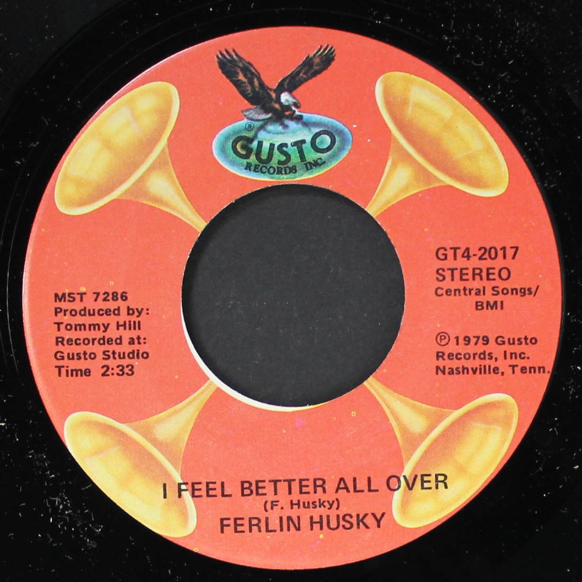 wings of a dove / i feel better all over by FERLIN HUSKY