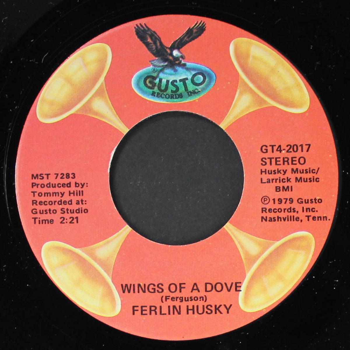 wings of a dove / i feel better all over by FERLIN HUSKY