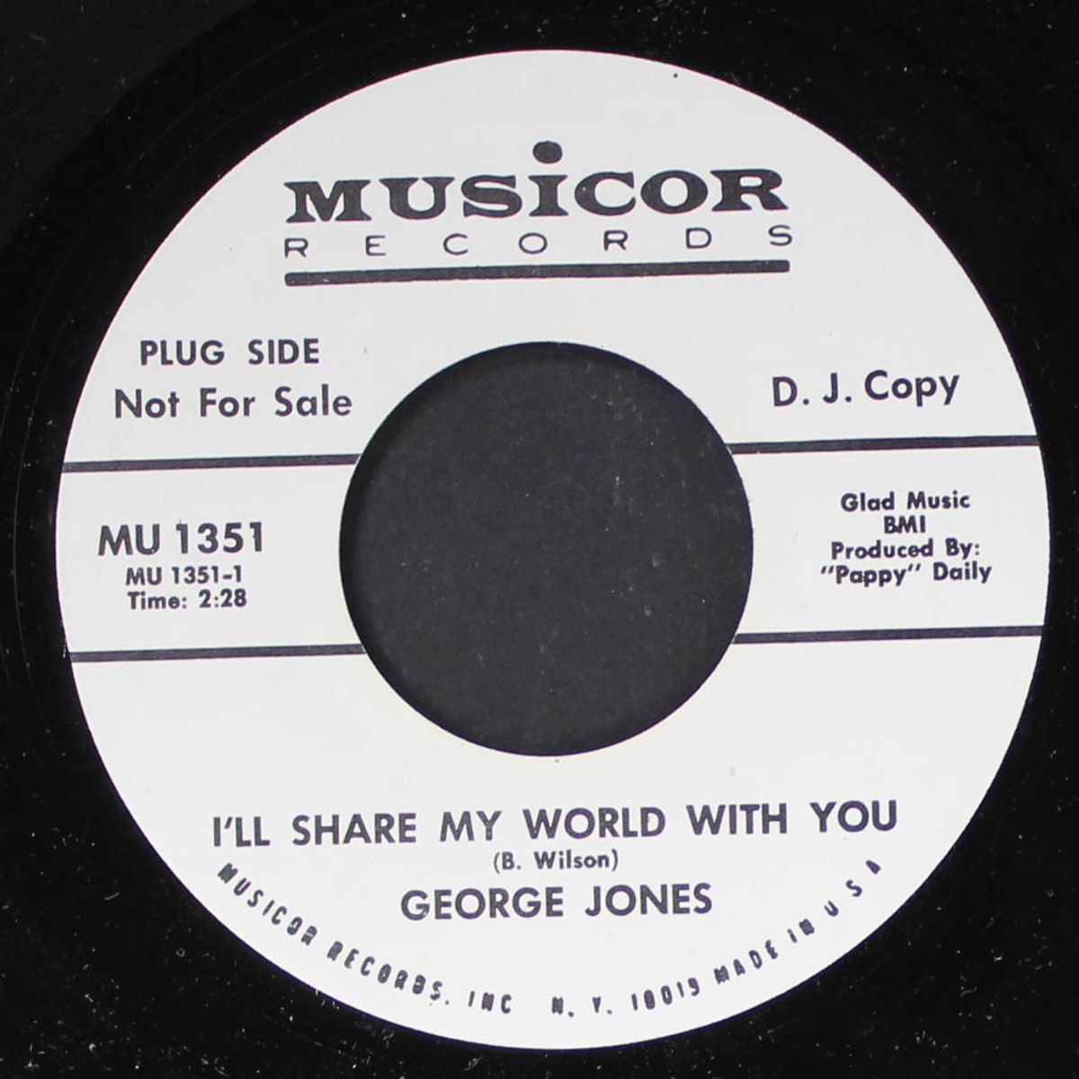 i'll share my world with you / i'll see you while ago by GEORGE JONES