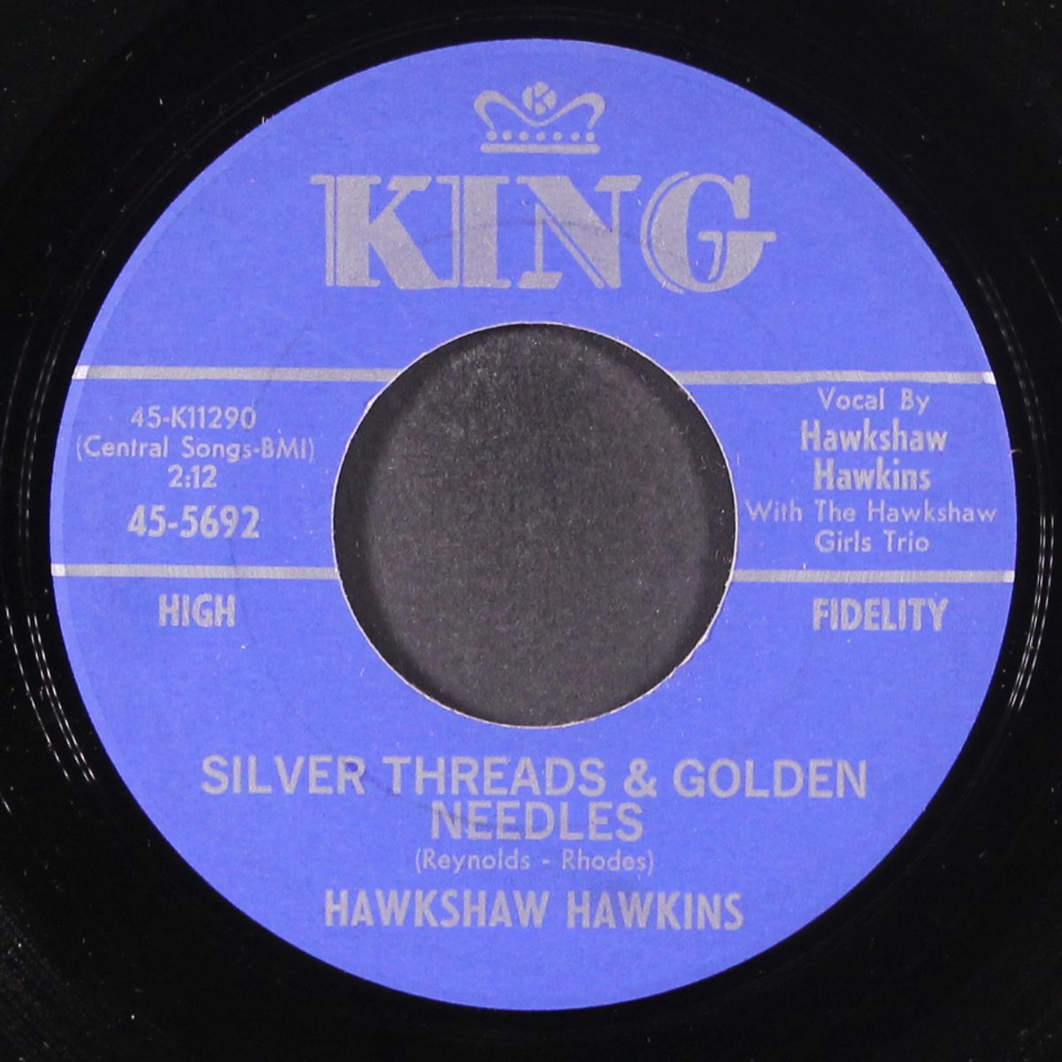 girl without a name / silver threads & golden needles by HAWKSHAW HAWKINS