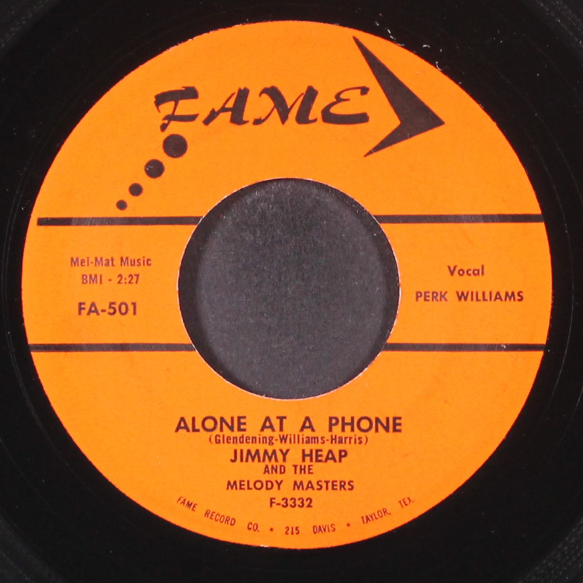 alone at a phone by JIMMY HEAP