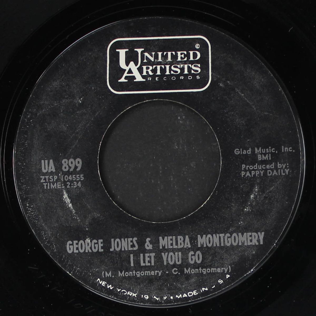 i let you go by GEORGE JONES & MELBA MONTGOMERY