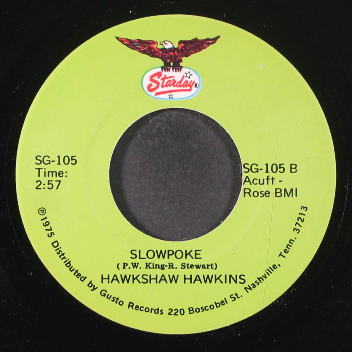 lonesome 7-7203 / slowpoke by HAWKSHAW HAWKINS