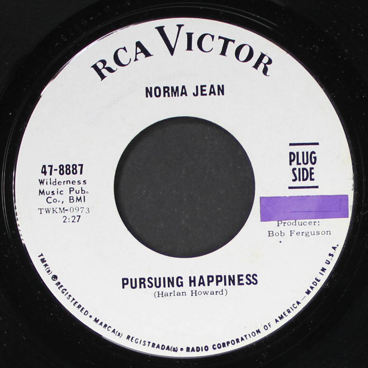 pursuing happiness / it wasn't god who made honky tonk angels by NORMA JEAN