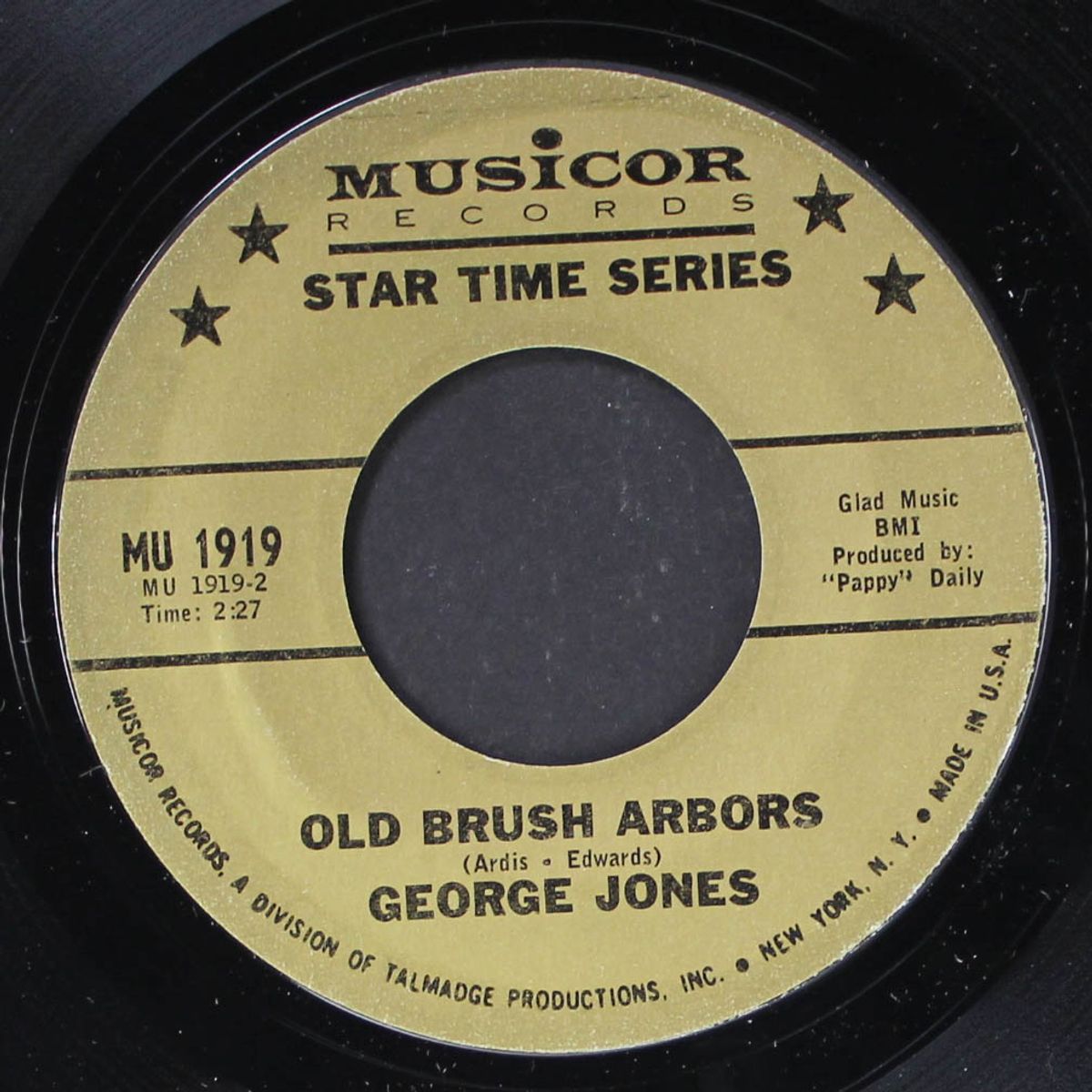 old brush arbors / i'm a people by GEORGE JONES