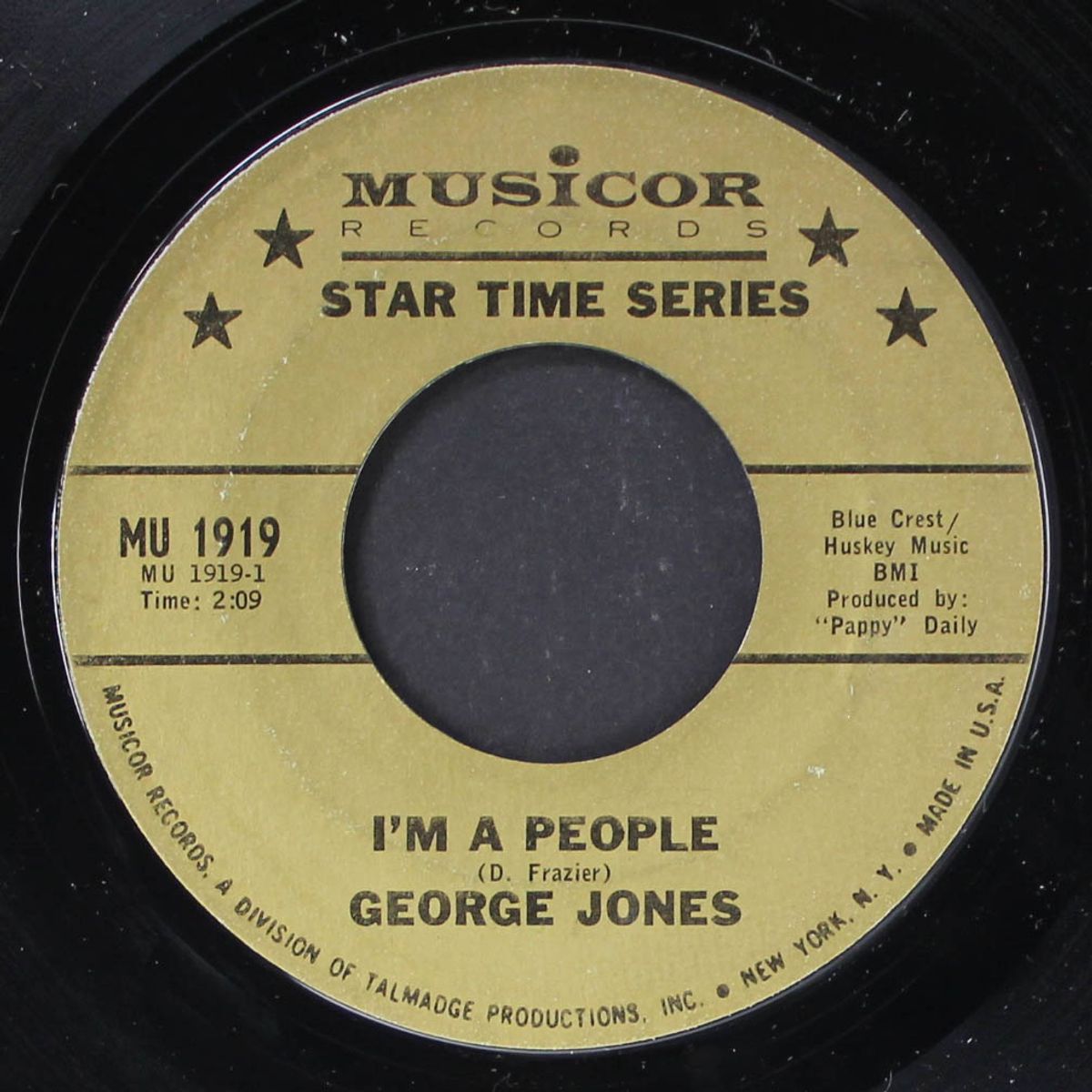 old brush arbors / i'm a people by GEORGE JONES