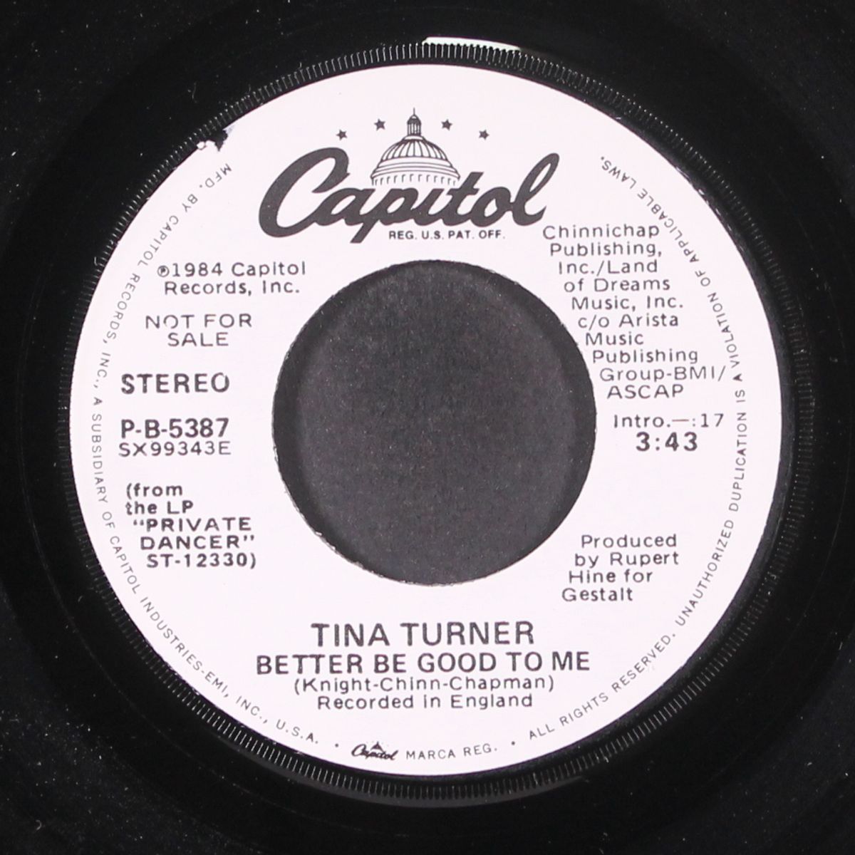 better be good to me / short by TINA TURNER