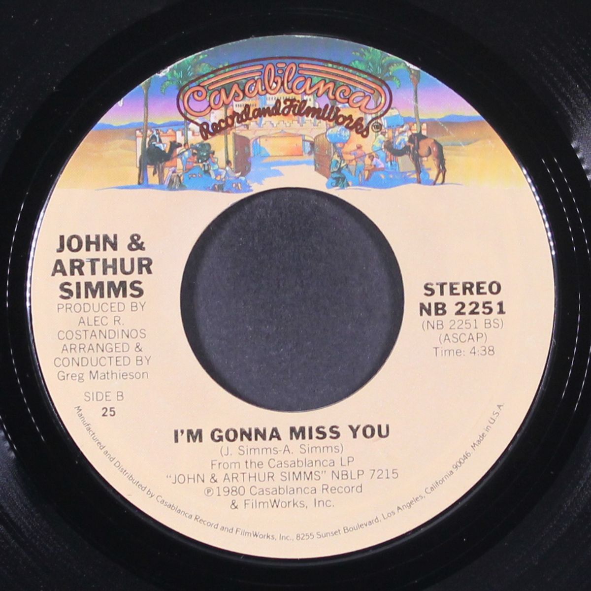 that thang of yours / i'm gonna miss you by JOHN & ARTHUR SIMMS
