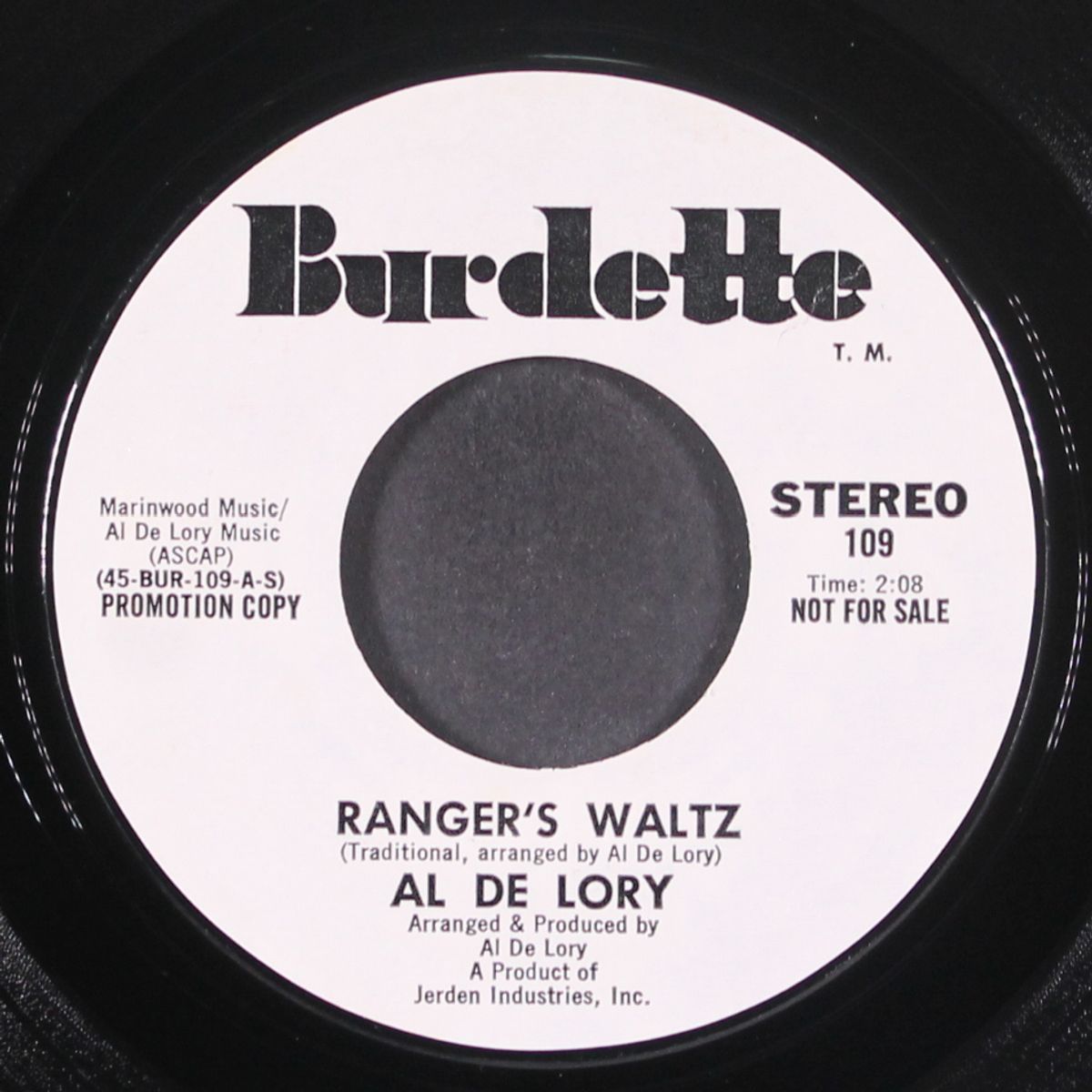 ranger's waltz / mono by AL DE LORY