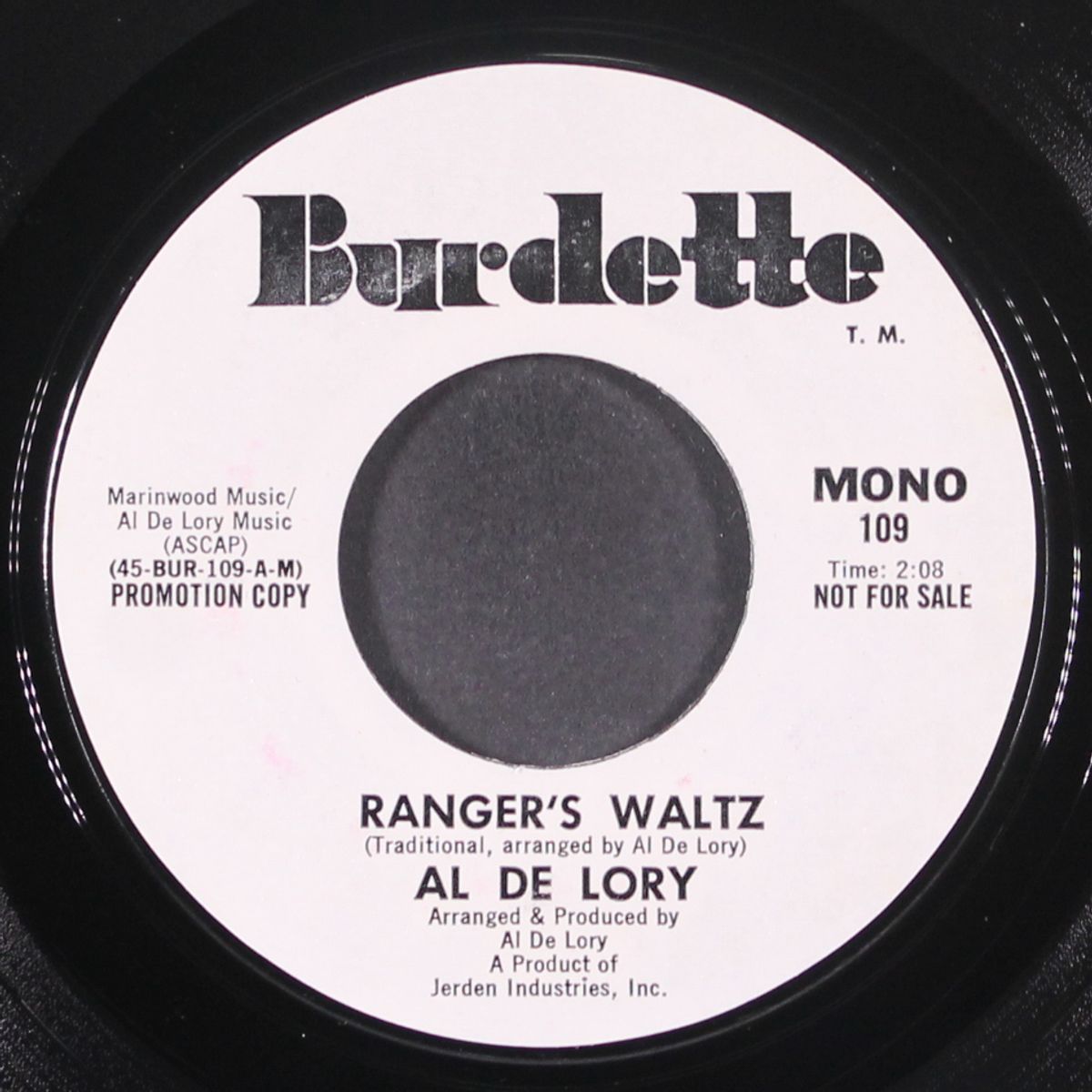ranger's waltz / mono by AL DE LORY