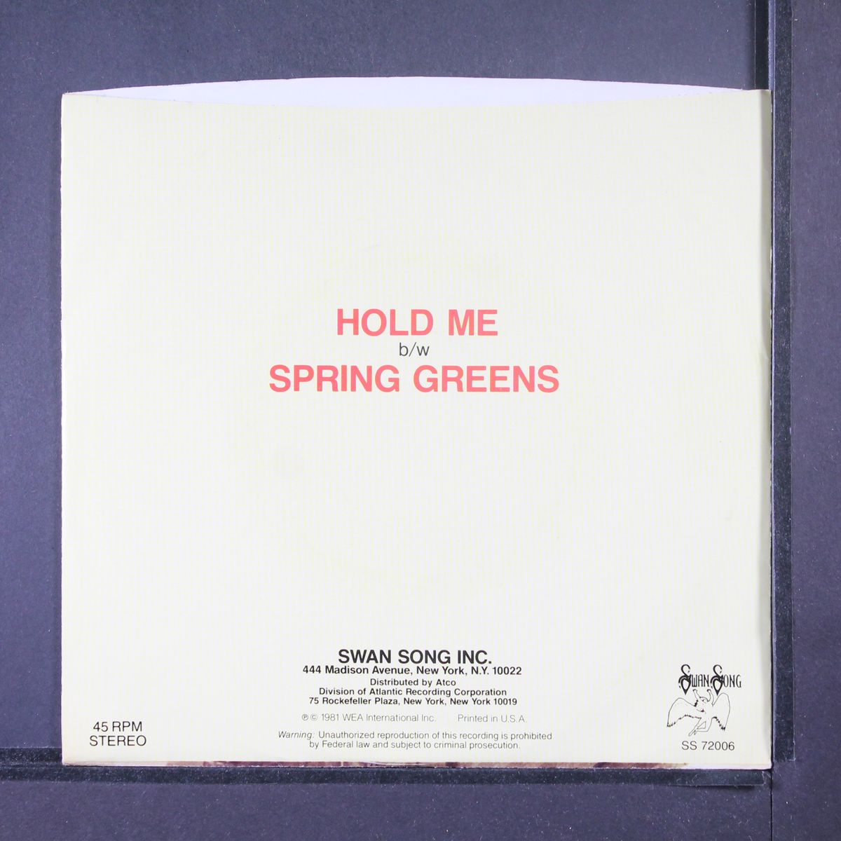 hold me / mono by B.A. ROBERTSON & MAGGIE BELL
